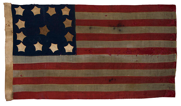 american flag 1700s